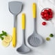 thumbnail image 4 of GOOHOCHY 1 set mango de acero inoxidable silicona práctico utensilios de cocina (gris amarillo), 4 of 7