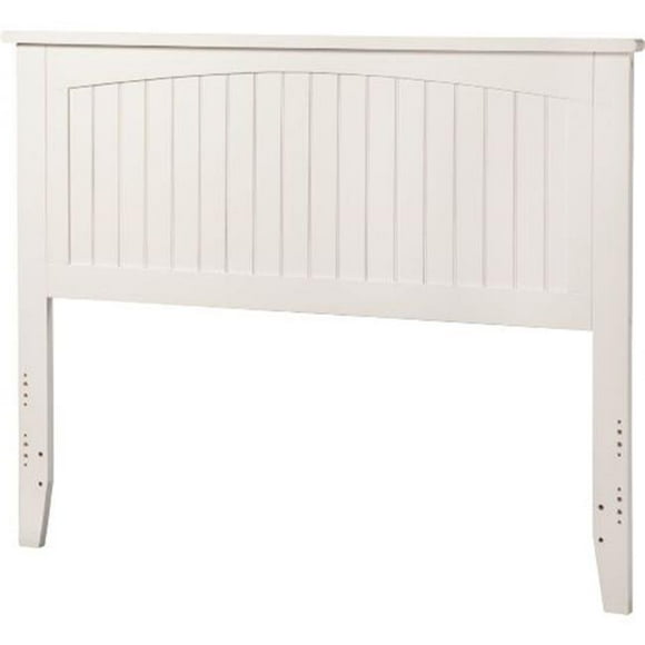 Atlantic Furniture AR282832 Nantucket Full Size Headboard, White