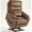 Brown(Linen), variant on LEGAHOME Oversized Lift Recliner Chair with Heat & Massage, Fabric Lay Flat Recliner with Extended Footrest, Side Pockets, Cup Holders, USB Charging, Electric Power Sofa for Adults Seniors, Chocolate