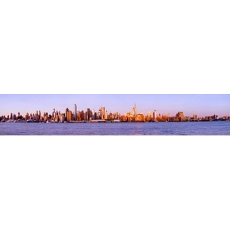 - Skyscrapers at the waterfront Midtown Manhattan Manhattan New York City New York State USA 2013 Poster Print