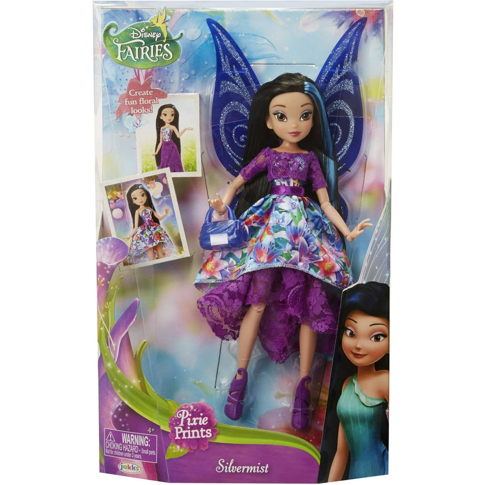 Disney Fairy 9" Silvermist Deluxe Fashion Doll, Floral