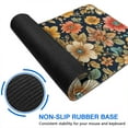 thumbnail image 6 of Long Mouse Pads for Desk,Pioneer Flower Floral Print Pattern Desk Mats on Top Of Desks, Desk Mouse Pad Extra Large with 3mm Non-Slip Base and Stitched Edge for Gaming,Office,Work,Home 47.3"x23.6", 6 of 6