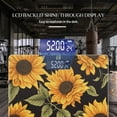 thumbnail image 3 of High Precision Body Weight Scale Smart Bathroom Scales with Large LCD Display(400lbs),Decorative for Bedroom-Seamless Pattern With Sunflowers, 3 of 4
