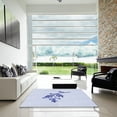 thumbnail image 7 of Ahgly Company Machine Washable Indoor Round Transitional Lavender Blue Area Rugs, 4' Round, 7 of 7