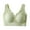 Green, variant on Women's Seamless Front Adjustable Yoga Bra with Lace Edge for Comfortable Movement and Sleep