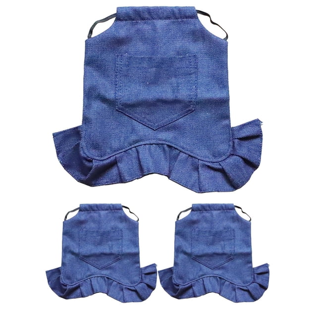 3x sillín de pollo gallinas ropa para mascotas chaquetas azul portátil con bolsillo ligero protector de aves de corral accesorios para el cuidado de Yuyangstore Lomo de pollo
