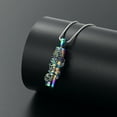 thumbnail image 3 of Rose Flower Urn Necklace Hollow Cylinder Cremation Keepsake Urn Pendant Memorial Lockets for Ashes for Women Men, 3 of 7
