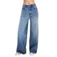 thumbnail image 1 of Gibobby Jeans pantalones de mujer Pantalones vaqueros holgados de cintura alta para mujer, pantalones vaqueros rectos de pierna ancha, pantalones holgados informales(Azul,G), 1 of 5