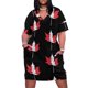 thumbnail image 1 of Vestido holgado con bolsillos y diseño de hoja de arce canadiense para mujer, mono de verano para mujer, vestido de fiesta 2025, 1 of 7