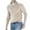 #Khaki, variant on DPTALR Men's Fashion Solid Color Stand-Up Collar Long Sleeve Knitted Sweater,Black, L