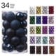 thumbnail image 2 of 34 piezas/lote de bolas decorativas para árbol de Navidad de 4 cm/6 cm, adornos colgantes, bolas brillantes para decoración de casa, bar, fiesta, 2 of 5