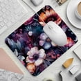 thumbnail image 2 of Floral Pattern with Flowers Mouse Pad, Rubber Base Computer Mouse Pads for Wireless Mouse, 2 of 5