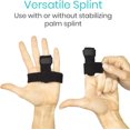 thumbnail image 5 of Finger Splint - Middle, Pinky, Pointer, Ring and Thumb Support - Palm Strap Included - Straighten Bent or Broken Fingers - Adjustable, 5 of 5