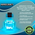 thumbnail image 6 of Robe Factory RBF-16095-C Minecraft Potion Bottle Color-Changing Led Desk Lamp, 7 Inch Night Light, 6 of 7