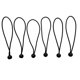 thumbnail image 1 of Cuerda elástica de bola de 6''/5''/8'', correas de amarre para carpas, lonas para acampar Negro 8 pulgadas, 1 of 9