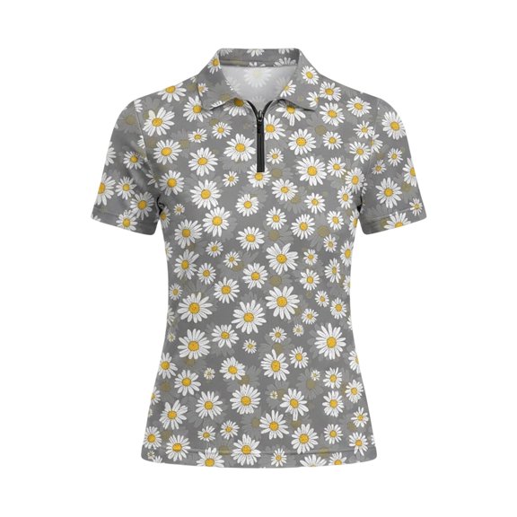 Women's Elegant Polo Collar Polo Shirt Lightweight Breathable Soft Polo Shirt Wonderful