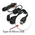 Ultra Compact Micro USB Direct Hardwire Car Power Cord Kit for GPS