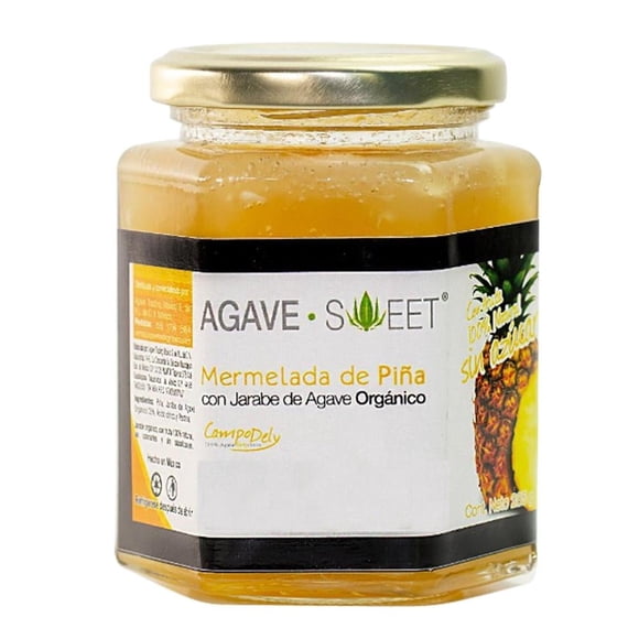 Mermelada Agave Sweet De Piña Con Jarabe De Agave 285g