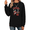 Black, variant on Witch Skeleton Halloween Graphic Sweatshirt All Men Are Cremated Equal Retro Print Top Crewneck Pullover