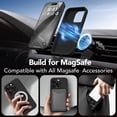 thumbnail image 4 of Funda de teléfono GONEZ compatible con iPhone 16 Pro Max negra, 4 of 9
