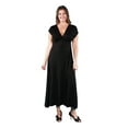 thumbnail image 2 of Women's Plus Faux Wrap Maxi Dress, 2 of 9
