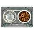 thumbnail image 1 of Futuristic Pet Mat for Food and Water, Sci-Fi Corridor Inside Space Station Ship Laboratory Technology Fiction Picture Art, Non-Slip Rubber Mat for Dogs and Cats, 18" X 12", by Ambesonne, 1 of 2