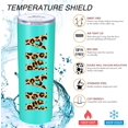 thumbnail image 6 of Water Tumbler for Mama, Mother''s Day Gifts for Mom from Daughter Son, Funny Birthday Presents for Women, Wife, Mother in Law, 20 oz Insulated Leopard Tumbler Cup with Lid Straw(Mint Green, MAMA), 6 of 6