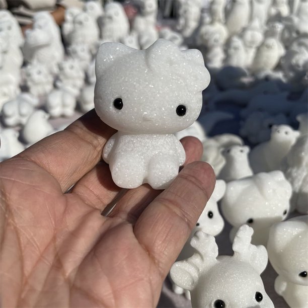 Tallas de mármol blanco al por mayor para regalos de Navidad y decoración del hogar.