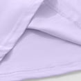 thumbnail image 7 of SGMVNU Girls Summer Top Shirt Ruffle Trim Short Sleeve Blouse Solid Color Casual Loose Fit Soft Cotton Tees Daily Wear Shirt, Size 4-5 Years, th1-Purple, 7 of 7