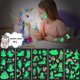 thumbnail image 4 of 15 hojas de tatuajes temporales YONGSHENG que brillan en la oscuridad fluorescentes, 4 of 5