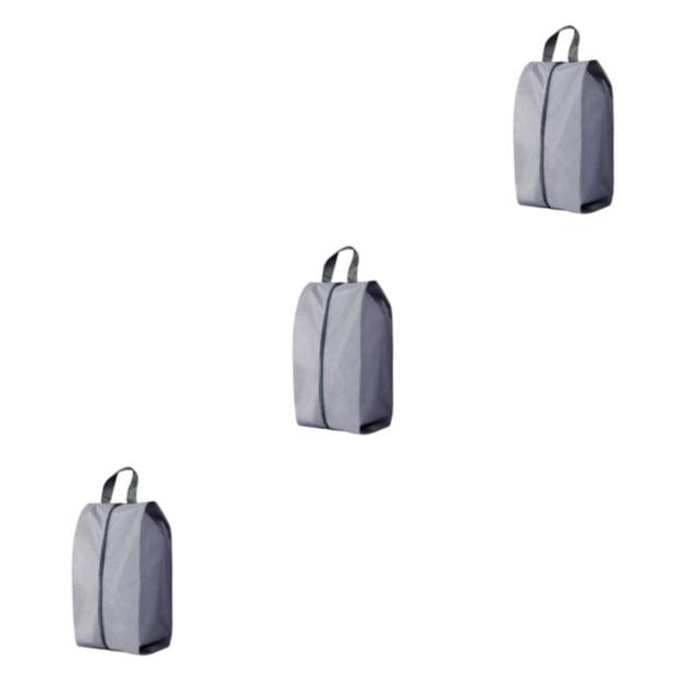 ZheElen Lightweight And Portable Shoes Storage Bag Travel Or Daily Protects Items grey XL 3Set