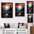 thumbnail image 4 of Designart "Astrology Aurora Euphony II" Astrology Floater Framed Canvas Wall Art, 4 of 7
