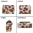 thumbnail image 5 of Pzuqiu Cow Print Leather Crossbody Bags for Women Minimalist Lightness Leather Quilted Shoulder Bag with Chain Strap Fashion Compact Trendy for Daily Use and Travel, 5 of 7