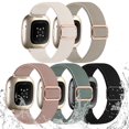 thumbnail image 1 of Odbeai correas de nailon para Fitbit Versa 4, paquete de 5, resistentes al agua, 1 of 9