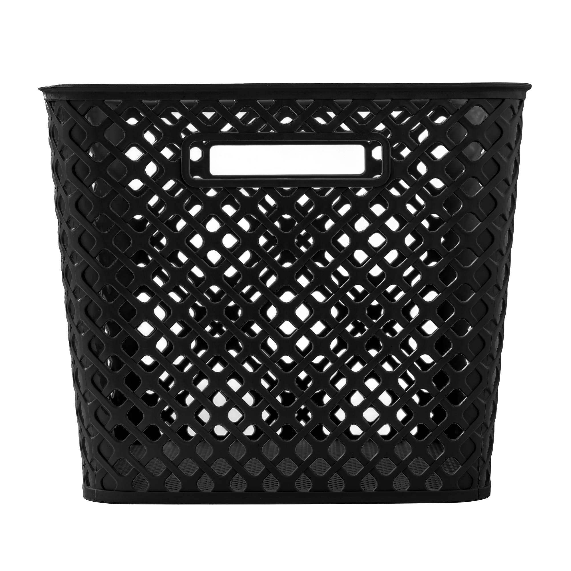 Cube Deco Basket Black, Pack of 4
