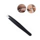 thumbnail image 3 of Pinzas profesionales de acero inoxidable, clip de ceja de metal con boca oblicua, pinzas de ceja negras para recortar cejas, herramientas de belleza de clip de ceja MFZFUKR CPB-DE-LYY151, 3 of 5