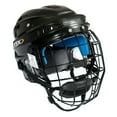 thumbnail image 1 of V3.0 Powertek Black Hockey Helmet with Cage - SR Medium, 1 of 9