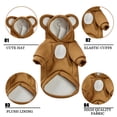 thumbnail image 3 of Ropa para perros pequeños, ropa para perros con orejas de oso, felpa para abrigarse MFZFUKR CPB-US-FXT422-3, 3 of 7