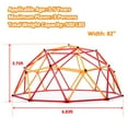 thumbnail image 6 of SESSLIFE 82" Outdoor Dome Climber, Kids Jungle Gym Dome for 3-12 Years Old, Supports 439lbs, TE2107, 6 of 8