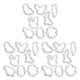 thumbnail image 1 of Cortadores de galletas Stamper Naiovety 8 piezas Zanahorias para el Día de San Paddy irlandés juegos de Pascua, 1 of 6