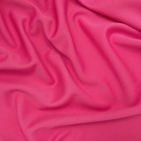 Scuba Double Knit Fabric 100% Polyester 58/60" inches Wide Sold By The Yard Many Colors (Fuchsia)