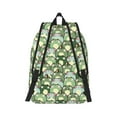 thumbnail image 3 of Daiia Cute Frog Vintage Canvas Backpack for Men and Women ,Hiking Backpack,Travel Laptop Bag for School,Large Capacity Backpack, 3 of 8