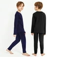 thumbnail image 6 of Resinta Kids Boys Thermal Underwear Set - Fleece Lined Base Layers Top & Bottom Toddler Long Johns for Cold Winter, 6 of 7