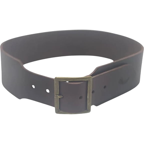 Hunter Cap and Ball Revolver Gun Belt 2.5" Leather Antique Brown XL