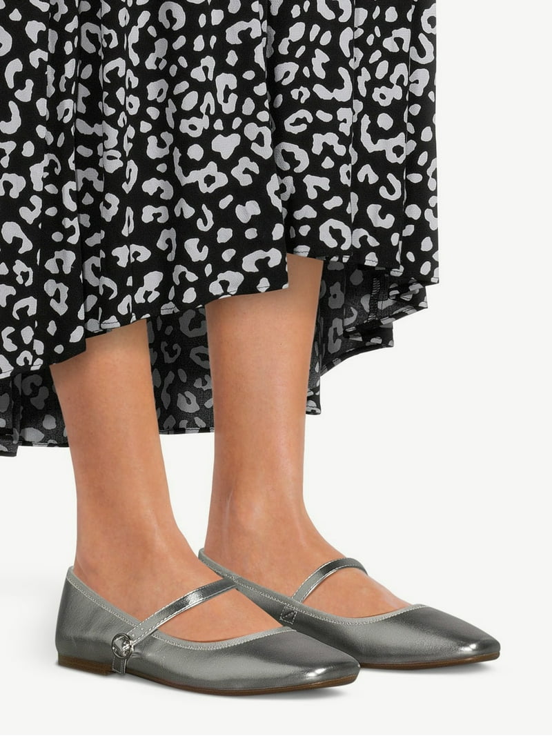 Scoop Women's Casual and Dress Shoes Memory Foam Mary Jane Flats