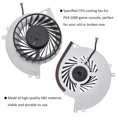 thumbnail image 1 of POCREATION Ventilateur de Refroidissement CPU, Maintenir un Ventilateur de Refroidissement de Température Approprié, pour Ordinateur de Console de Jeu -1000, 1 of 8