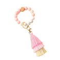thumbnail image 1 of Beads Bracelet Keychain Pendants Exquisite Fashion Decor Accessory Tassel Keys Ring Pendant Hanging Decor Bags Fringe Keyholders Gray, 1 of 7