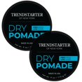 thumbnail image 1 of TRENDSTARTER - POMADA SECA (4oz) (PAQUETE de 2) - Fijación fuerte - Brillo bajo - Pomada tipo gel a base de agua - Productos premium para peinar el cabello durante todo el día, 1 of 5