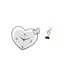 thumbnail image 5 of Reloj De Pared De Corazón De Acrílico Y Escultura De Nota Musical, Diseño Creativo, Arte Decorativo Para Sala De Estudio, Cafetería, Oficina, Mesa, Centro De Mesa, Regalo, 5 of 8