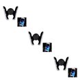 thumbnail image 3 of yingyy Metal Car Phone Holder Stand With Rhinestone Decor For Exquisite Craftsmanship Bracket Elegant 3Set, 3 of 6